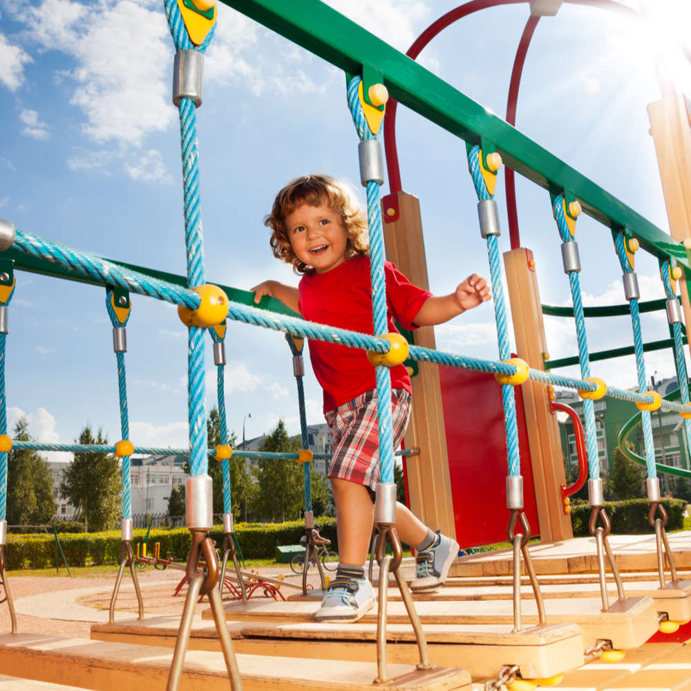 Child in a playground