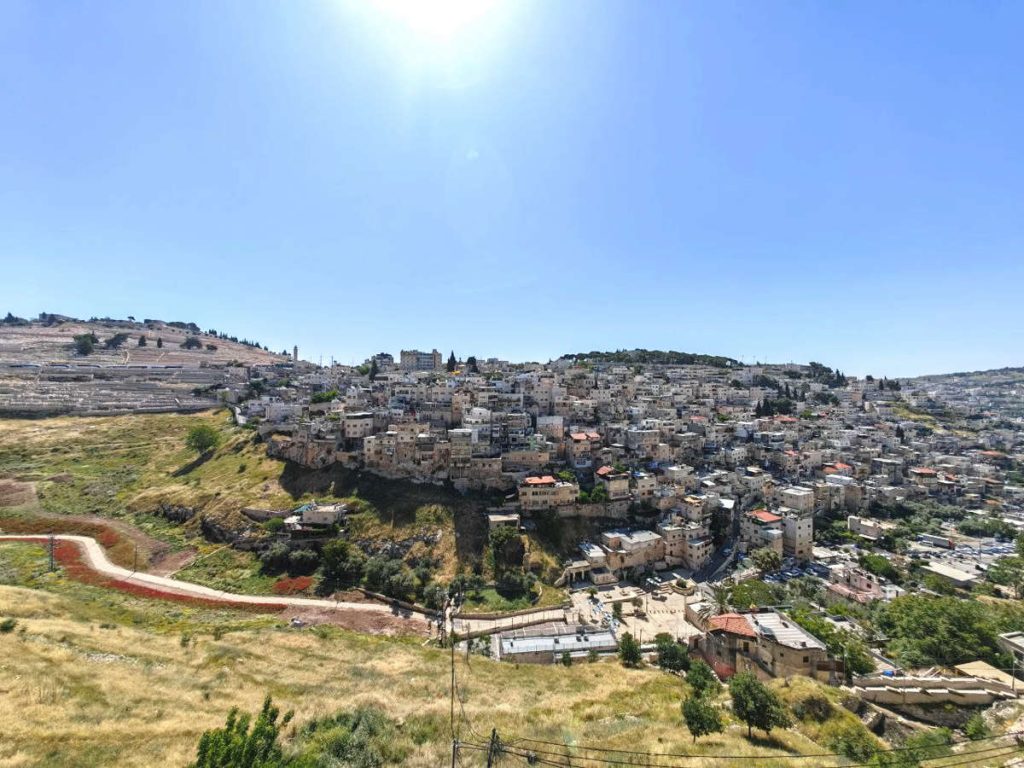 Israeli city on a hill